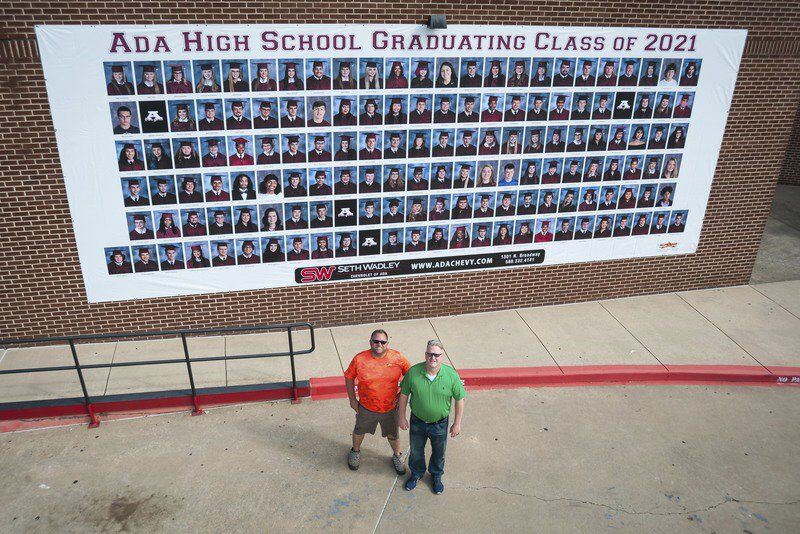 Ada High graduates featured on banner